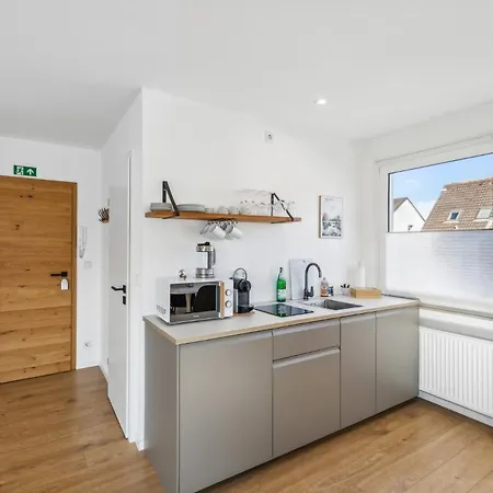 Apartment Citychalet-uni- Boxspringbett Kueche-ruhig-parkplatz *