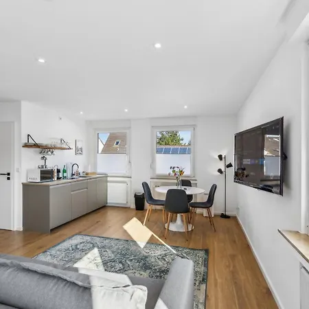 Chalet-uni- Boxspringbett Kueche-ruhig-parkplatz 아파트 *