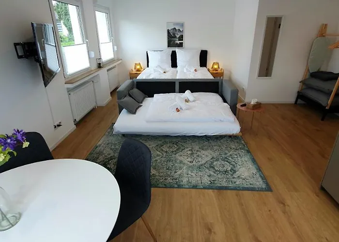 아파트 Chalet-uni- Boxspringbett Kueche-ruhig-parkplatz