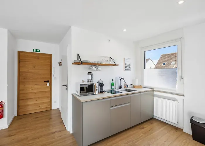 아파트 Chalet-uni- Boxspringbett Kueche-ruhig-parkplatz *