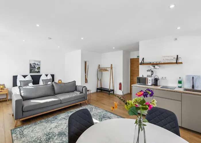 Chalet-uni- Boxspringbett Kueche-ruhig-parkplatz * 보훔