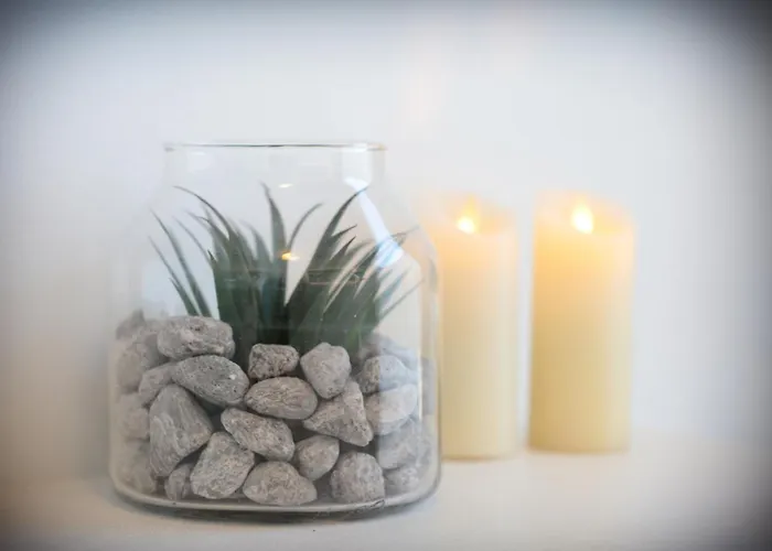 Chalet-uni- Boxspringbett Kueche-ruhig-parkplatz 아파트 *